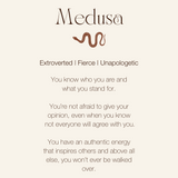 Medusa Necklace in Gold