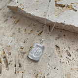 Mirrorball Necklace in Silver