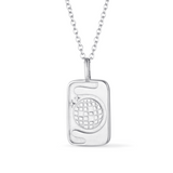 Mirrorball Necklace in Silver