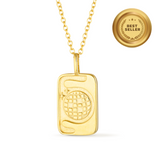 Mirrorball Necklace in Gold