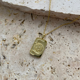 Mirrorball Necklace in Gold
