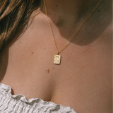 Wisteria Necklace in Gold
