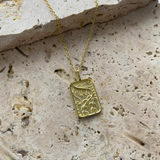 Wisteria Necklace in Gold