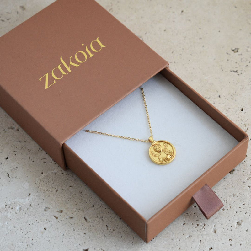 Athena Necklace in Gold