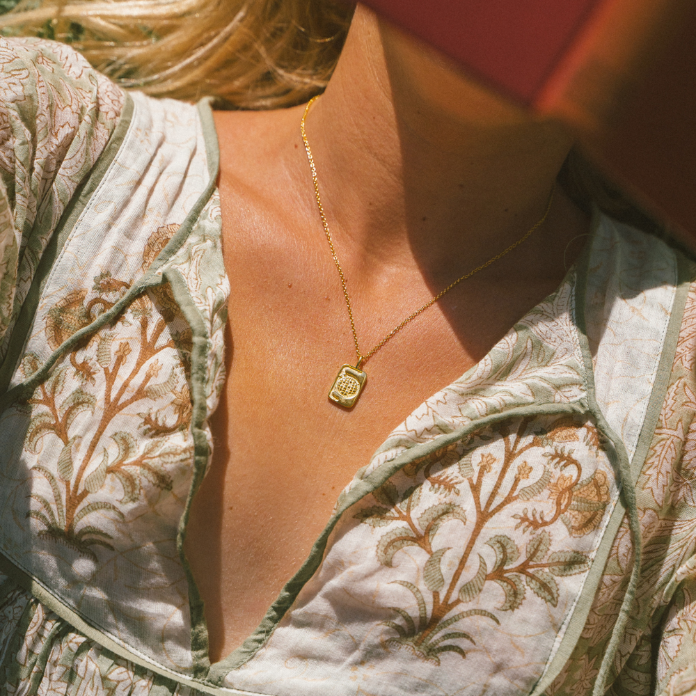 Mirrorball Necklace in Gold – Zakoia