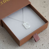 Mirrorball Necklace in Silver