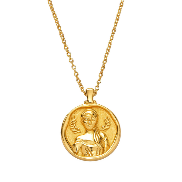 14k Gold Athena Necklace