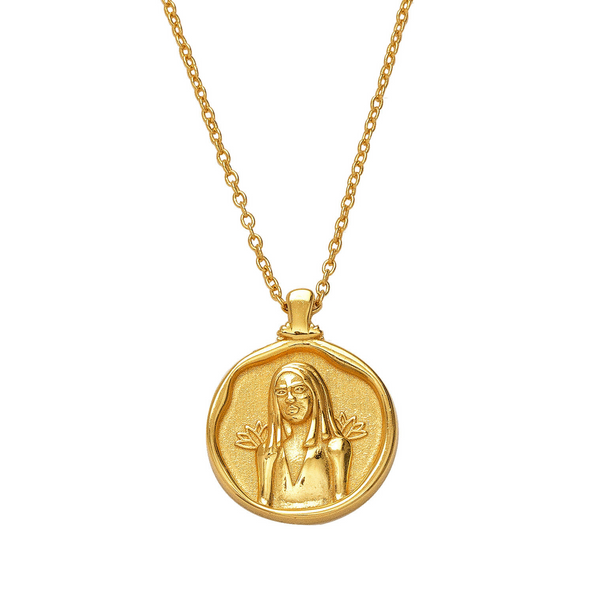 14k Gold Cleopatra Necklace