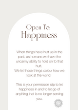 Open To: Happiness in Silver